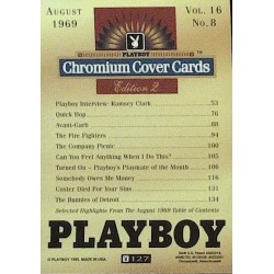 Playboy Chromium Cover Cards Ed. 2 | No.127 | August 1969