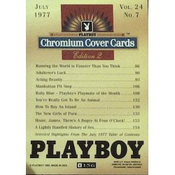 Playboy Chromium Cover Cards Ed. 2 | No.156 | July 1977