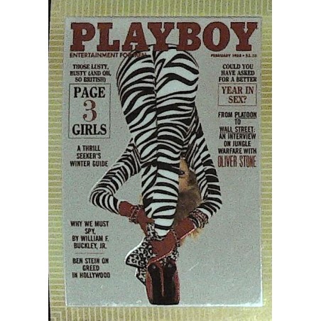 Playboy Chromium Cover Cards Ed. 2 | No.183 | February 1988