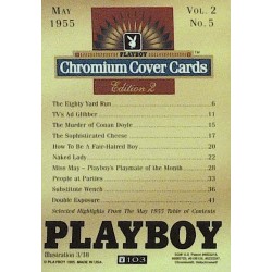 Playboy Chromium Cover Cards Ed. 2 | No.103 | May 1955