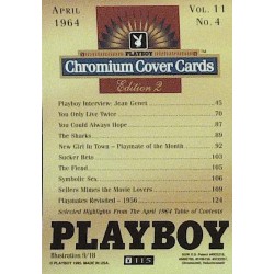 Playboy Chromium Cover Cards Ed. 2 | No.115 | April 1964