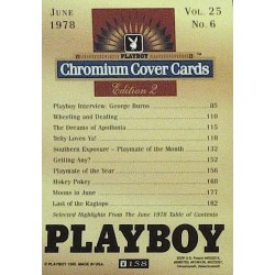 Playboy Chromium Cover Cards Ed. 2 | No.158 | June 1978