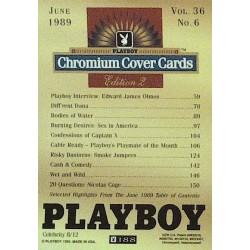 Playboy Chromium Cover Cards Ed. 2 | No.188 | June 1989