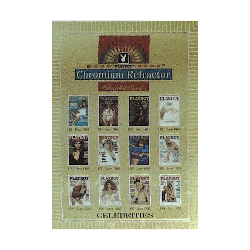 Playboy Chromium Cover Cards Ed. 2 | No.200 | Celebrities