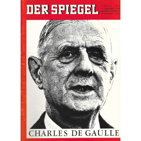 Der Spiegel Nr.24 / 9 Juni 1965 - Charles De Gaulle