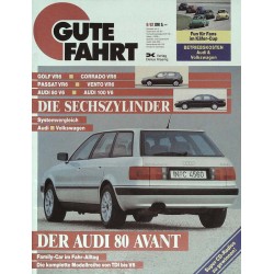 Gute Fahrt Heft 9 / September 1992 - Der Audi 80 Avant