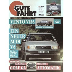 Gute Fahrt Heft 6 / Juni 1992 - Ein neuer Audi V6