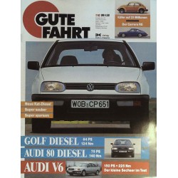 Gute Fahrt Heft 7 / Juli 1992 - Golf Diesel