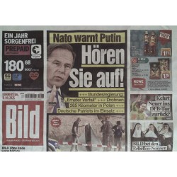 Bild Zeitung Donnerstag, 11 September 2025 - Nato warnt Putin