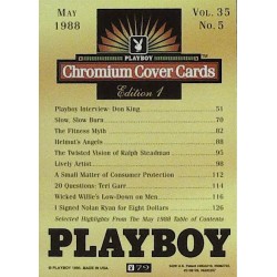 Playboy Chromium Cover Cards Ed. 1 | No.79 | May 1988