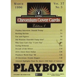 Playboy Chromium Cover Cards Ed. 1 | No.85 | March 1990