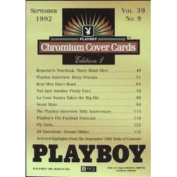 Playboy Chromium Cover Cards Ed. 1 | No.92 | September 1992