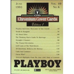 Playboy Chromium Cover Cards Ed. 1 | No.96 | June 1993
