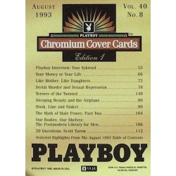 Playboy Chromium Cover Cards Ed. 1 | No.98 | August 1993