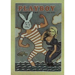 Playboy Chromium Cover Cards Ed. 1 | No.10 | August 1957