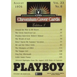 Playboy Chromium Cover Cards Ed. 1 | No.52 | August 1976