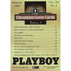 Playboy Chromium Cover Cards Ed. 1 | No.86 | February 1991