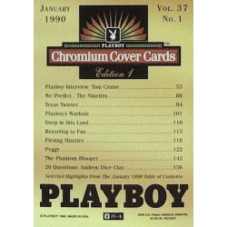Playboy Chromium Cover Cards Ed. 1 | No.84 | January 1990