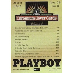 Playboy Chromium Cover Cards Ed. 1 | No.91 | August 1992