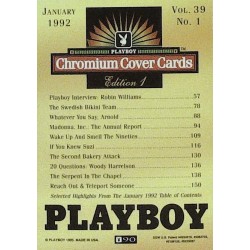 Playboy Chromium Cover Cards Ed. 1 | No.90 | January 1992