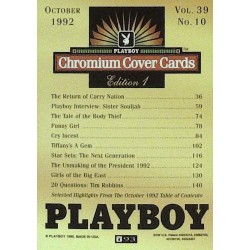 Playboy Chromium Cover Cards Ed. 1 | No.93 | October 1992