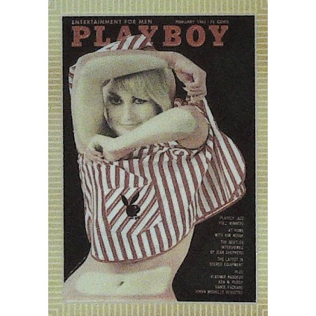 Playboy Chromium Cover Cards Ed. 1 | No.31 | February 1965