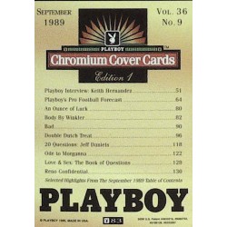 Playboy Chromium Cover Cards Ed. 1 | No.83 | September 1989