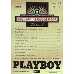 Playboy Chromium Cover Cards Ed. 1 | No.87 | June 1991