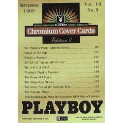 Playboy Chromium Cover Cards Ed. 1 | No.36 | September 1969