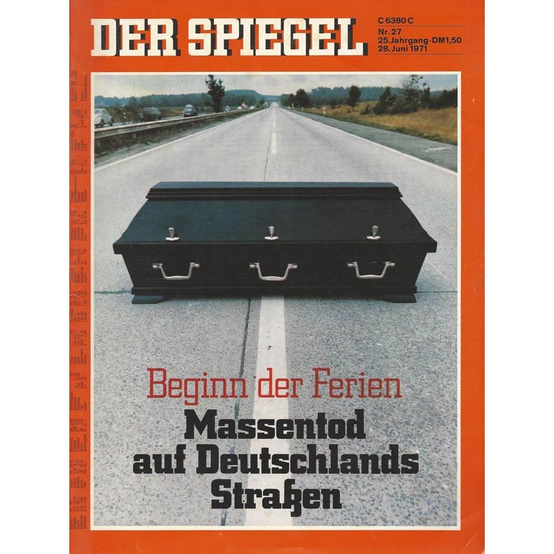 Der Spiegel Nr.27 / 28 Juni 1971 - Beginn der Ferien