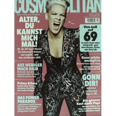 Cosmopolitan 4/April 2018 - Pink