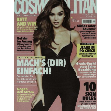 Cosmopolitan 2/Februar 2018 - Hailee Steinfeld