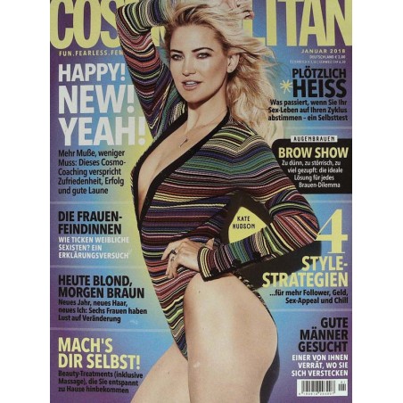 Cosmopolitan 1/Januar 2018 - Kate Hudson