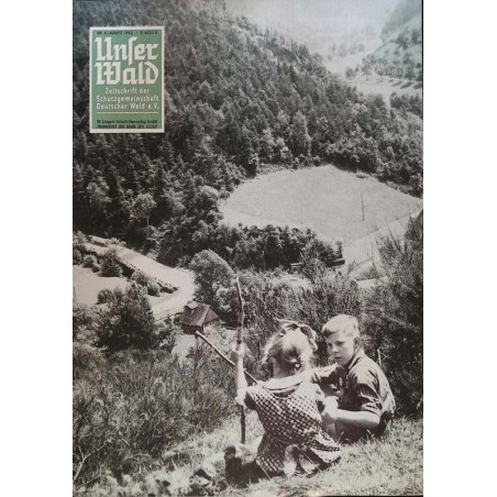 Unser Wald Nr.8 / August 1962 - Kinder am Hang