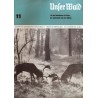 Unser Wald Nr.11 / November 1965 - Zwei Hirsche im Wald