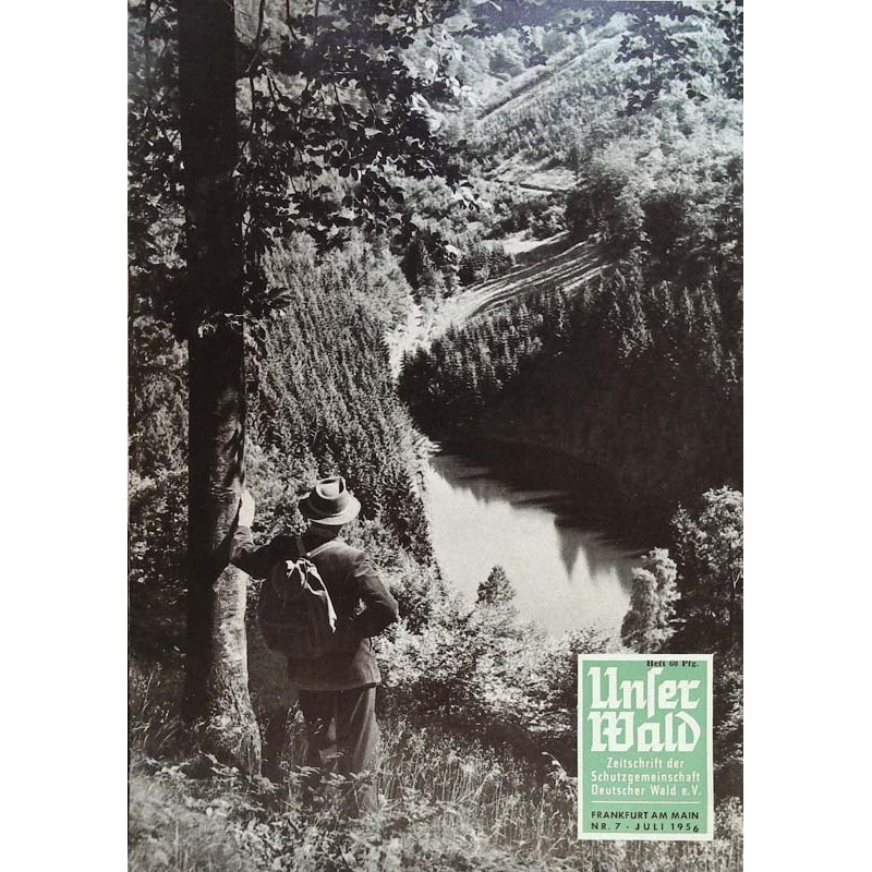 Unser Wald Nr.7 / Juli 1956 - Blick ins Tal