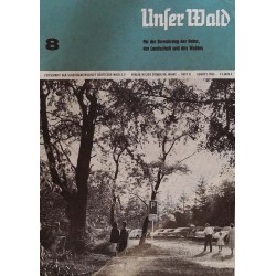 Unser Wald Nr.8 / August 1965 - Parkplatz im Wald