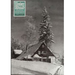 Unser Wald Nr.1 / Januar 1956 - Verschneites Haus