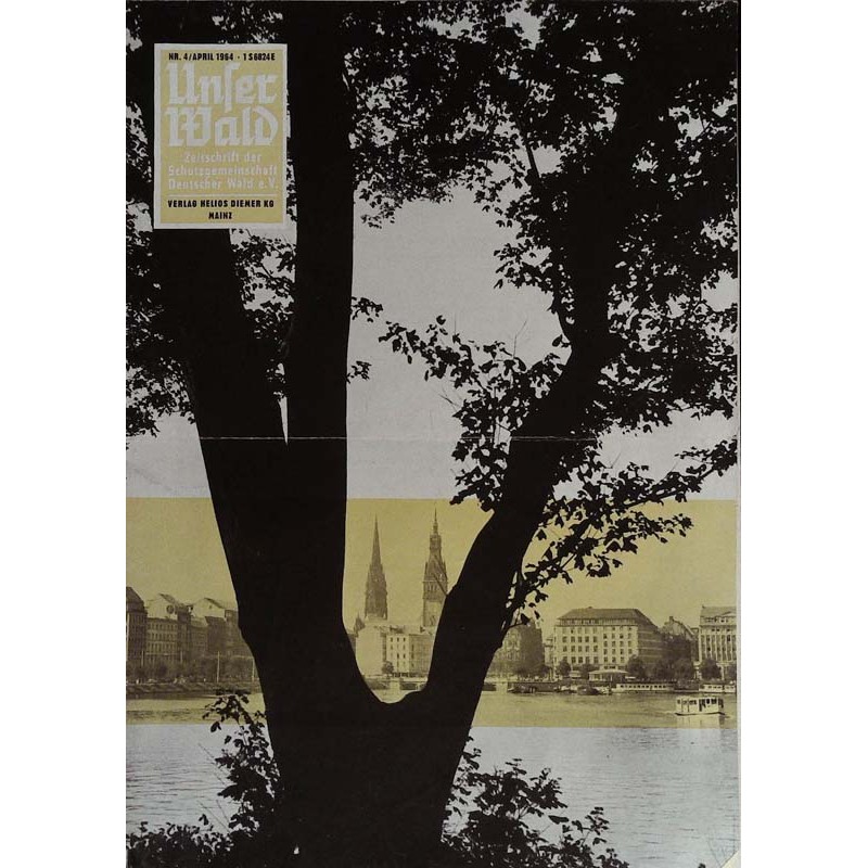 Unser Wald Nr.4 / April 1964 - Binnenalster in Hamburg