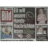 Bild Zeitung Mittwoch, 8 Oktober 2025 - EU will unsere Handy-Nachrichten lesen