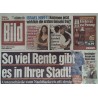 Bild Zeitung Montag, 6 Oktober 2025 - So viel Rente gibt es ...