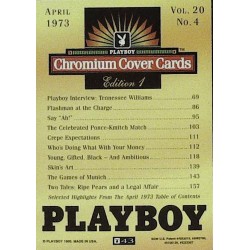Playboy Chromium Cover Cards Ed. 1 | No.43 | April 1973
