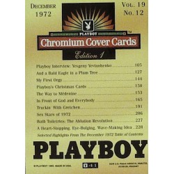 Playboy Chromium Cover Cards Ed. 1 | No.41 | December 1972