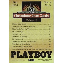 Playboy Chromium Cover Cards Ed. 1 | No.5 | May 1957