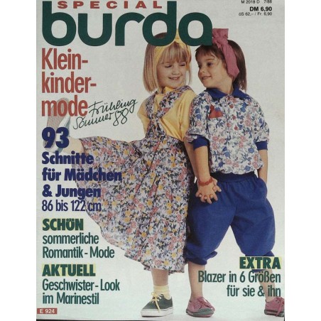 burda Special Nr. 7 von 1988 - Kleinkindermode