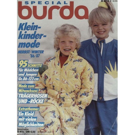 burda Special Nr. 30 von 1986 - Kindermode Herbst/Winter