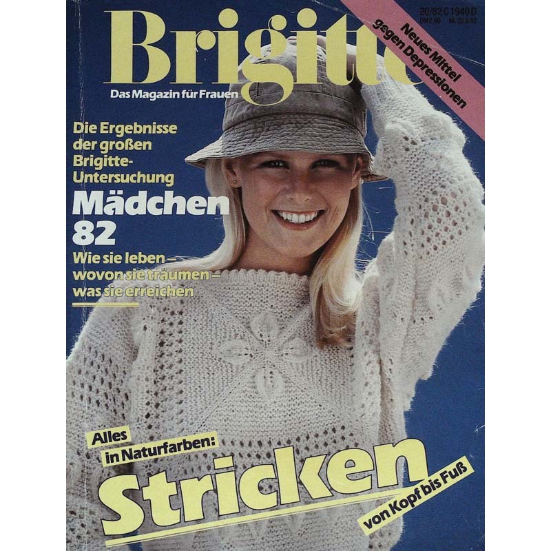 Brigitte Heft 20 / 22 September 1982 - Stricken von Kopf bis Fuß