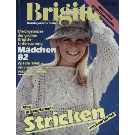 Brigitte Heft 20 / 22 September 1982 - Stricken von Kopf bis Fuß