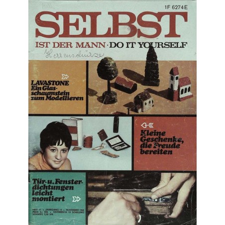Selbst ist der Mann 11/68 November 1968 - Lavastone