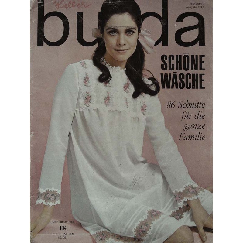 burda Moden 1968 - Schöne Wäsche